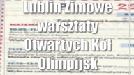 Lublin: Zimowe warsztaty Otwartych Kół Olimpijskich