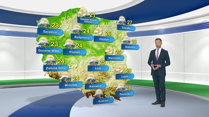 Prognoza pogody na TVN Meteo (24. 05. 2024)