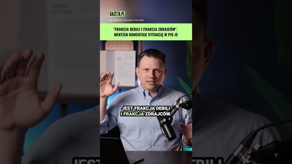 Mentzen podsumowuje konflikt w PiS-ie #shorts