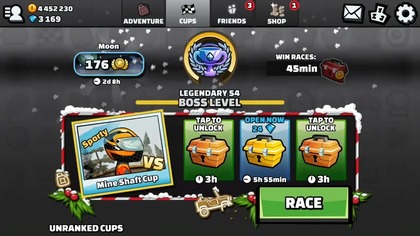 Three Extreme Boss Battles [Legendary Rank] - Hill Climb Racing 2