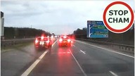 Spychanie z drogi na autostradzie A4 #1441 Wasze Filmy