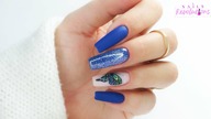 Blue Butterfly nails art tutorial / Allepaznokcie Molly Lac