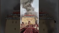 ZOBACZ SAM! SKUTKI ATAKU DRONÓW NA TANKOWIEC W STOLICY OMANU