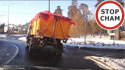 Śmieciarka hakowa i wypadającej drzwi #2131 Wasze Filmy