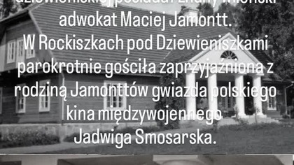 Dziewieniszki - Rockiszki.  Adwokat Maciej Jamontt, Jadwiga Smosarska.  Dieveniškės - Rockiškės