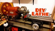 Homemade Metal lathe machinę Test
