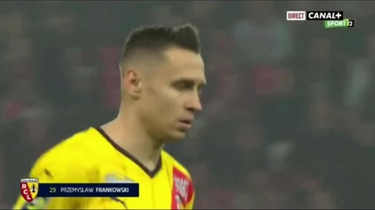 Frankowski z golem vs Lille (16. 04. 2022)