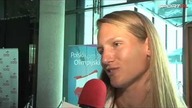 Londyn 2012. Julia Michalska cieszy się, że na tych igrzyskach nie płynie sama