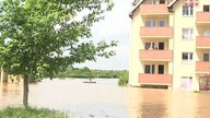 Powódź: Sytuacja w Kozanowie - niedziela