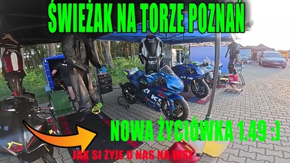 Jak się żyje u nas na wsi  Świeżak na torze Poznań z szybką ekipą 