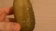 DIY cucumber touching a wall magic trick