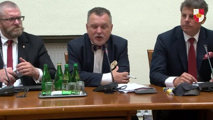 Grzegorz Braun - Posiedzenie Zespołu parlamentarnego ds.  bezpieczeństwa narodowego (08.08.2023)