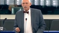 Grecja to początek bankructw krajów członkowskich - Janusz Korwin-Mikke na sesji plenarnej