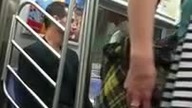 Keanu Reeves w metrze