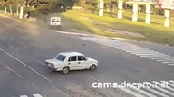 Wypadek -kierowca uciekł