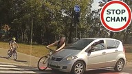 Potrącenie rowerzystki na przejeździe rowerowym Łódź #1542 Wasze Filmy