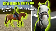 SPĘDŹ ZE MNĄ CAŁY DZIEŃ W STAJNI | RUTYNA STAJENNA Z 2 KOŃMI
