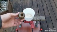 Czyszczenie wibracyjne Test. How to make a Vibrating