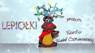 Na święta: Renifer  TUTORIAL reindeer polymer clay made hand lepiołki