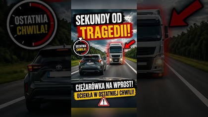  Ryzykowne wyprzedzanie i bardzo nerwowy powrót na pas.  O włos od groźnej sytuacji  #shorts