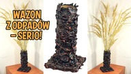 Jak zrobić fantazyjny wazon z odpadów?  Kreatywny recykling  DIY 