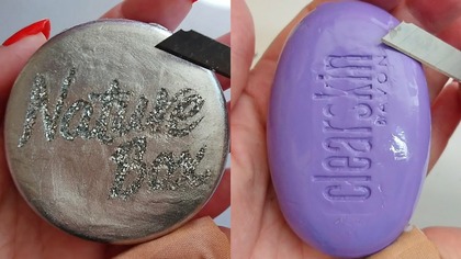 Soap Carving ASMR Relaxing Sounds no talking Satisfying ASMR Video #soapcarving #carvingsoap #sapo