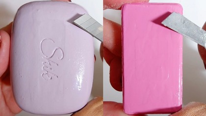 Soap Carving ASMR Relaxing Sounds no talking Satisfying ASMR Video