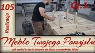 Jak zrobić krzesła barowe do blatu o wysokości 90cm / How to make bar chairs for a 90cm high worktop