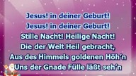 Weihnachten carol Stille Nacht die melodische linie