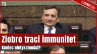 Zbigniew Ziobro traci immunitet! | Gazeta.pl