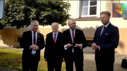 Interwencja poselska Grzegorza Brauna w Lublinie - drugi dzień.  Lublin / 28. 09. 2023