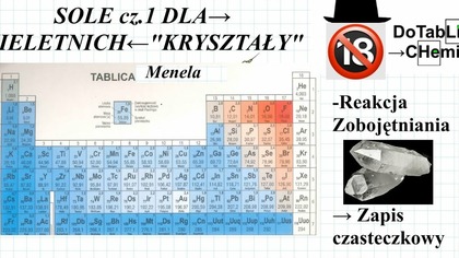 Sole cz. 1| Reakcja zobojętniania Cząsteczkowo, czyli KRYSZTAŁY DLA NIELETNICH.