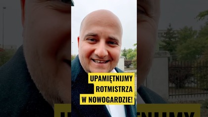 UPAMIĘTNIMY ROTMISTRZA W NOWOGARDZIE! #nowogard #pomorzezachodnie #patriotyzm