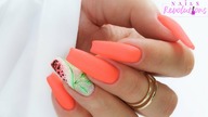 Papai nails art tutorial step by step / Allepaznokcie Molly Lac