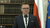 Pilna konferencja Hołowni.  W najbliższych dniach gotowość do nadzwyczajnego posiedzenia Sejmu
