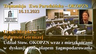 Udział Stowarzyszenia OKOPZN wraz z mieszkańcami w dyskusji nad planem zagospodarow.  przestrzennego