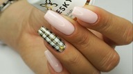 My bday mani / Simply checker nail art /Bluesky Polska