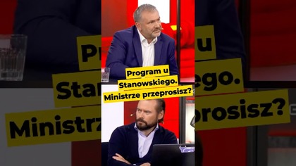 Program u Stanowskiego.  Ministrze przeprosisz? #Stanowski #Żurek @RomanGiertych @KanalZeroPL