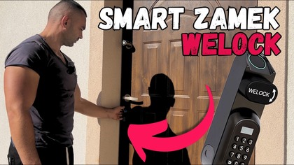 Inteligentny zamek do drzwi na odcisk palca / PIN / kartę zbliżeniową: WELOCK U81 Smart Lock #welock