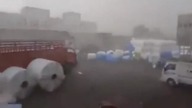 LiveLeak - India Cyclone Destroys Toilet Paper Recycling Facility