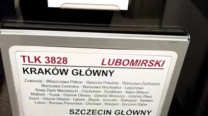Znów w podróży! TLK 3828 Lubomirski - Kraków Główny - Szczecin Główny - i przesiadka w Stargardzie!