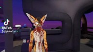 Zombi Furry vrchat,avatar for halloween