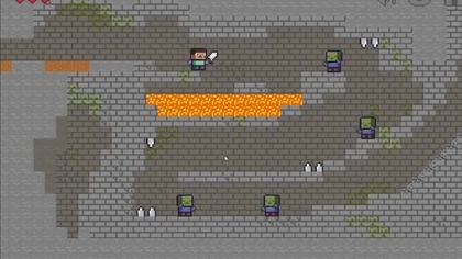 The zombie AI was recreated perfectly #game #minecraft #gaming #games #browsegamer #Browsegame