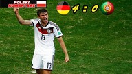 Niemcy 4:0 Portugalia Mistrzostwa Świata 2014, skrót meczu, Polski komentarz HD