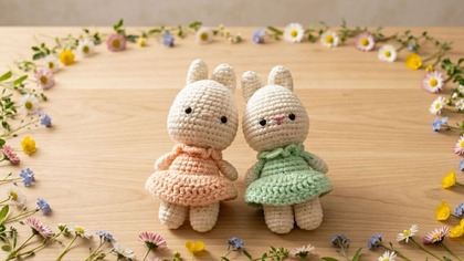 Szydełkowe Króliczki Amigurumi: Kompletny Przewodnik Tworzenia Krok Po Kroku #676 PL/ENG cz. 3