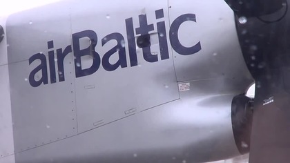 25 03 17DHC 8 402Q Dash 8 4439 YL BBU Riga Warszawa Air Baltic