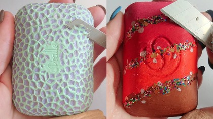 Soap Carving ASMR Relaxing Sounds no talking Satisfying ASMR Video