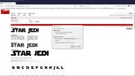 Napisy jak z filmu STAR WARS w shotcut