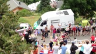 Uziemiony fan na Tour de France