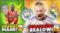 WOW! Haaland ZA 240 MLN w REALU MADRYT?! Sadio Mane ODEJDZIE Z BAYERNU MONACHIUM?